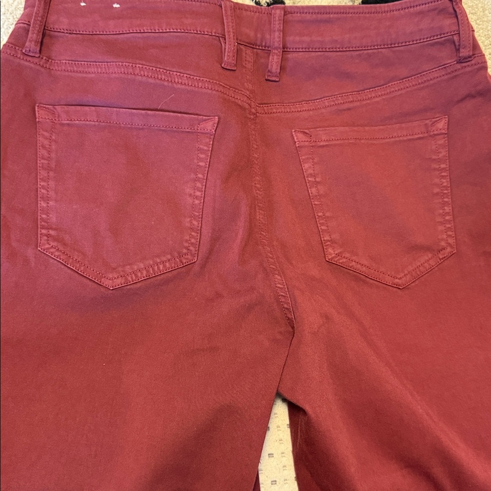 Tommy Bahama Sz 12/28 Burgundy Pants stretch - Picture 6 of 6